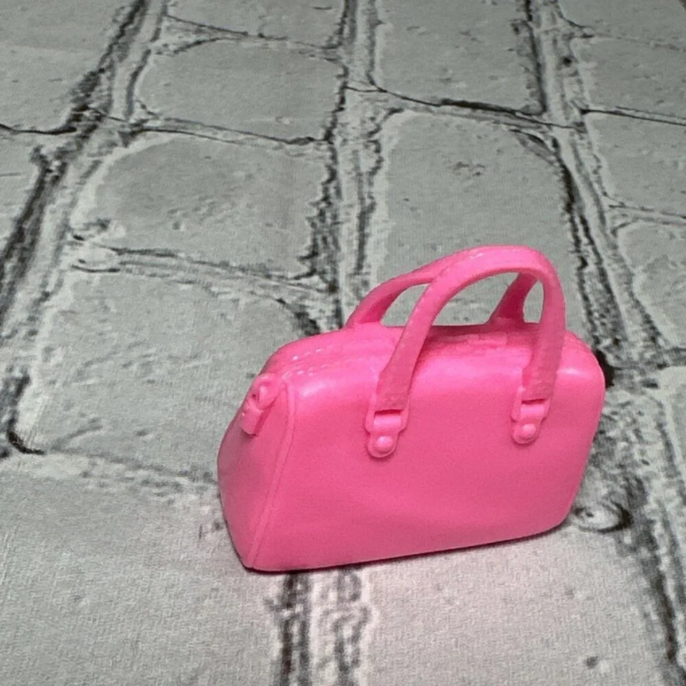 Barbie Pink Large Tote Suitcase Purse Accessory Unbranded 2”